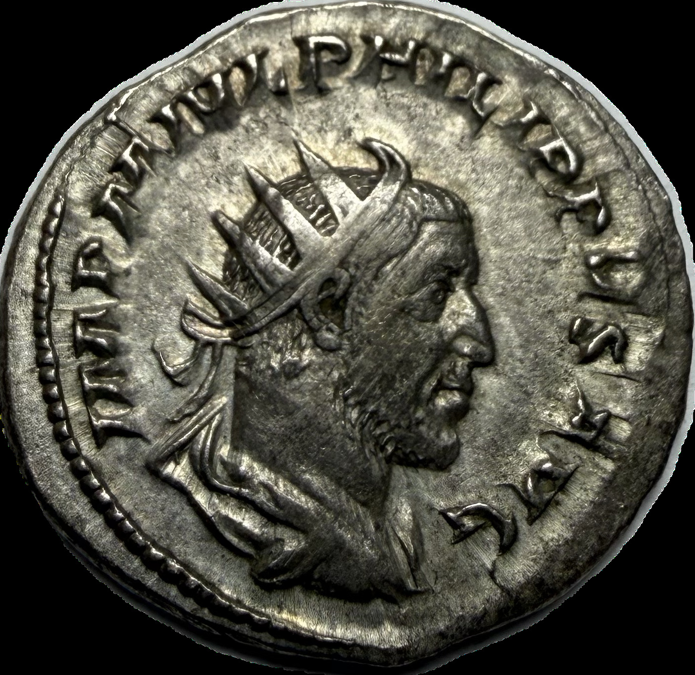 Philip I “The Arab” Antoninianus — AEQVITAS AVGG Reverse