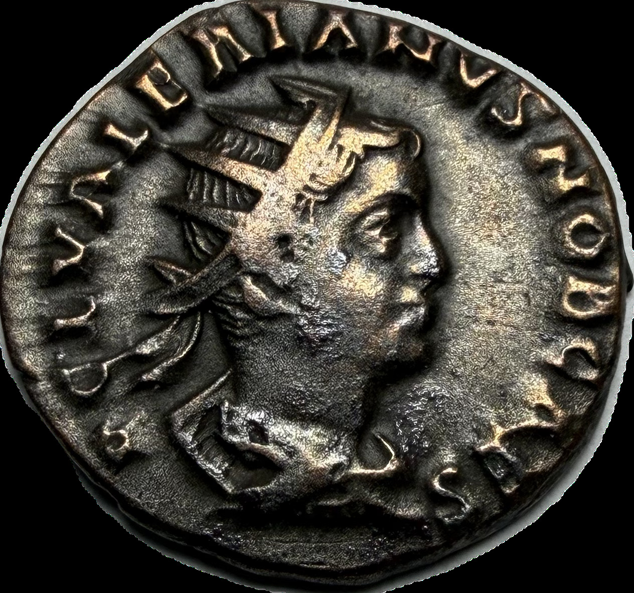 Valerian II Antoninianus — AD 256–258, PIETAS AVGG Reverse