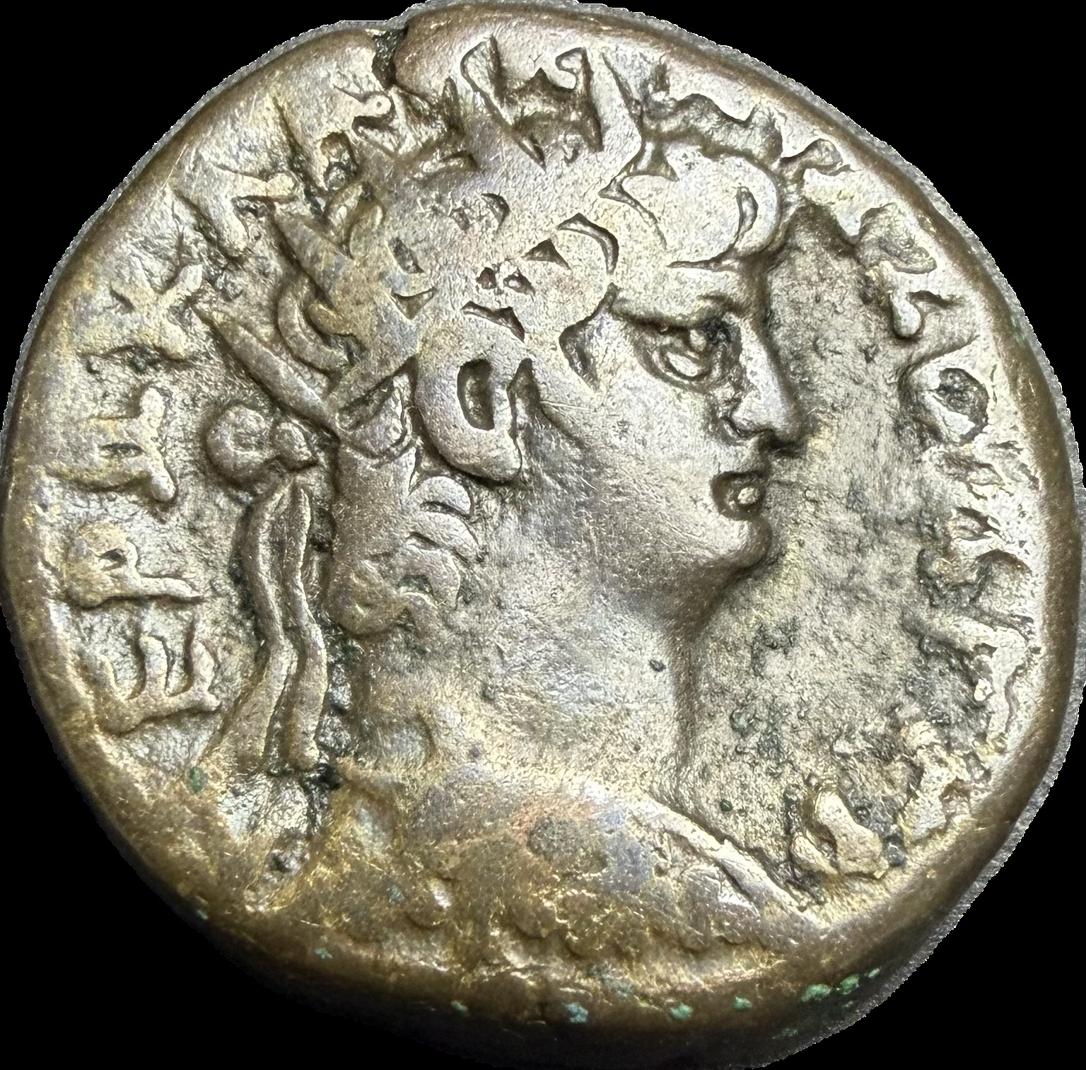 Nero Alexandrian Tetradrachm (AD 54-68) – Ancient Roman Egypt Silver Coin