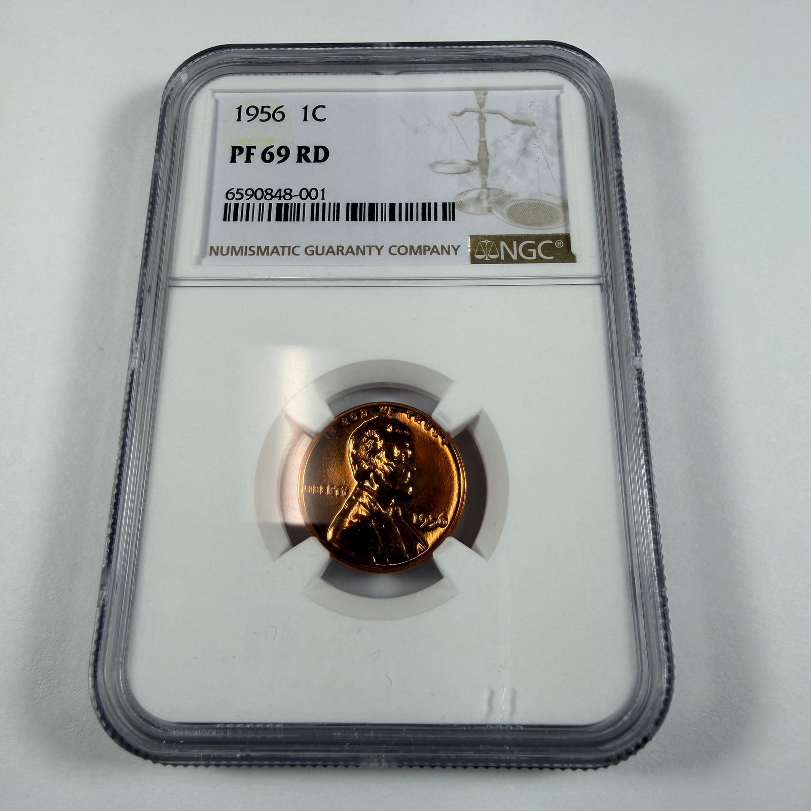1956 1C NGC PF69 RD