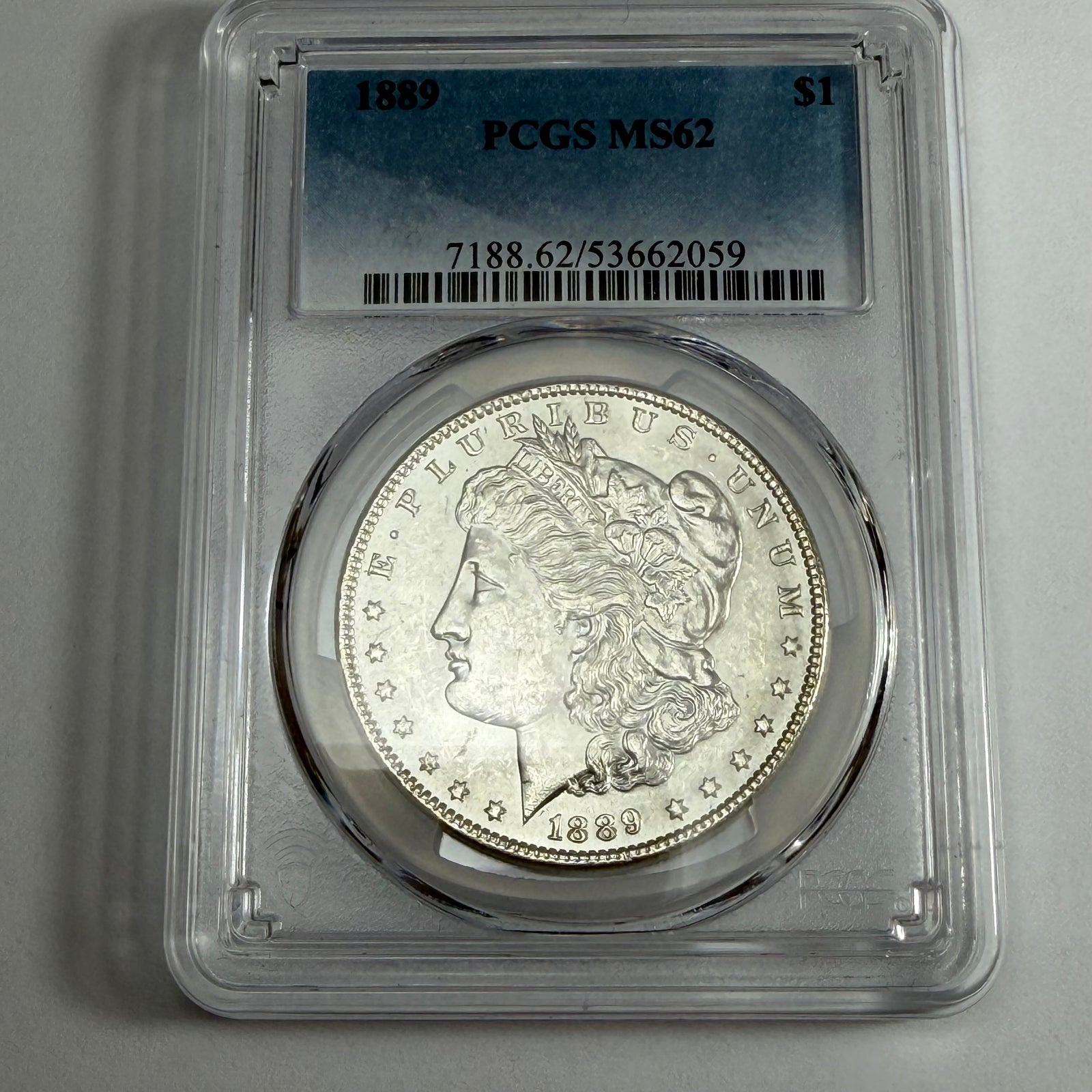 1889 $1 Morgan Dollar PCGS MS62