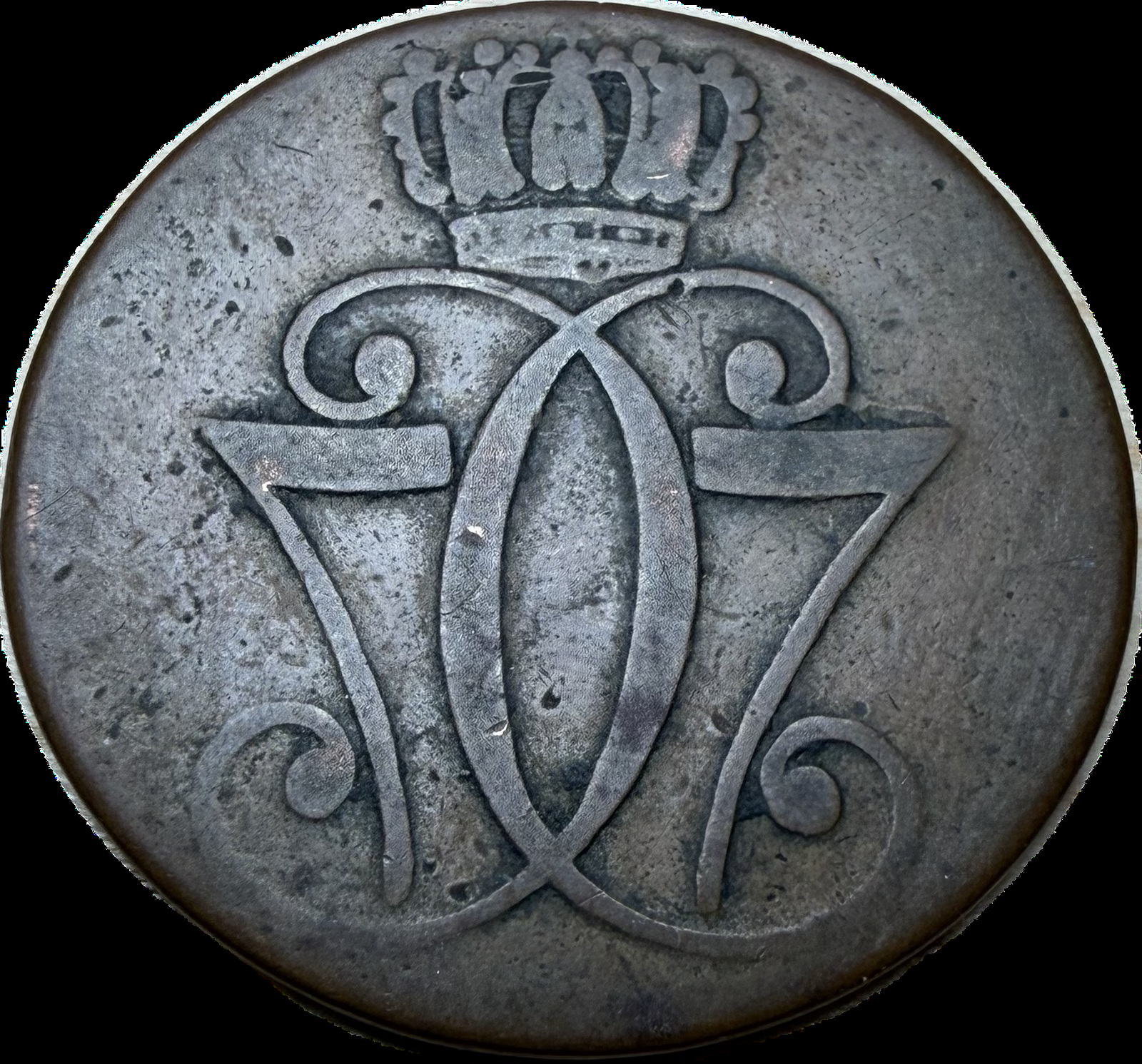 1771 Denmark 1 Skilling Christian VII VF20