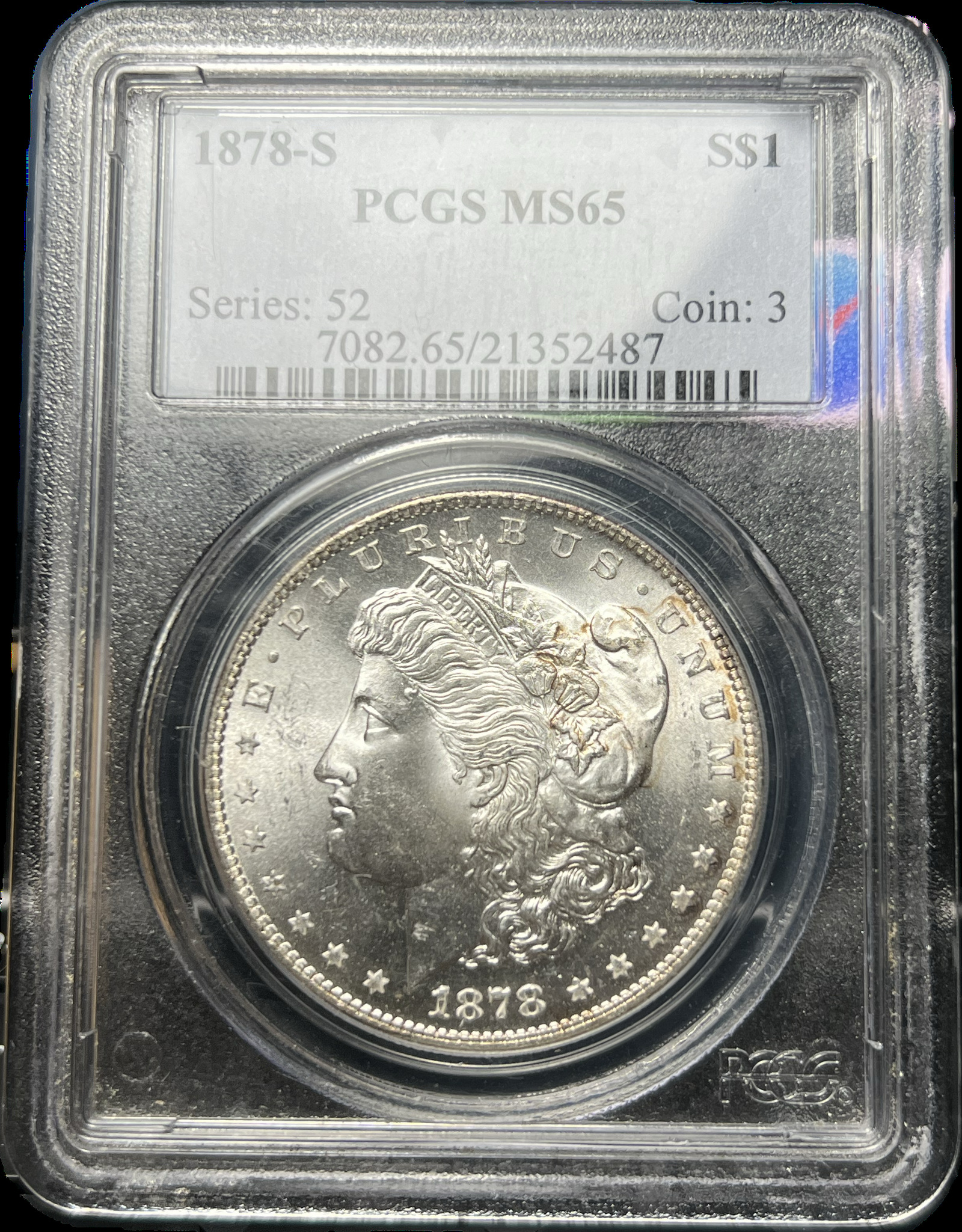 1878-S $1 Morgan Dollar PCGS MS65